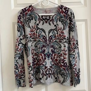 Floral long sleeved shirt